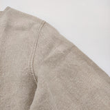 SUS-SOUS shirt pullover French vintage linen サイズ5 定価41800円 02-SS014FVL 長袖シャツ キナリ ナチュラル メンズ シュス【中古】6-0630M♪