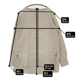 SUS-SOUS shirt pullover French vintage linen サイズ5 定価41800円 02-SS014FVL 長袖シャツ キナリ ナチュラル メンズ シュス【中古】6-0630M♪