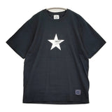 M&M スター刺繍 プリント サイズM 半袖Ｔシャツ カットソー ブラック メンズ エムアンドエム【中古】6-0630S♪