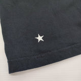 M&M スター刺繍 プリント サイズM 半袖Ｔシャツ カットソー ブラック メンズ エムアンドエム【中古】6-0630S♪