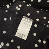 BEARDSLEY ドット柄 ブラウス シャツ ブラック ホワイト レディース ビアズリー【中古】6-0808M∞