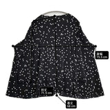 BEARDSLEY ドット柄 ブラウス シャツ ブラック ホワイト レディース ビアズリー【中古】6-0808M∞