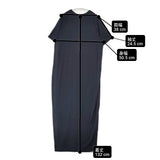 MUSE de Deuxieme Classe Prime wool jersey ニットワンピース 定価31900円 日本製 サイズ38 ワンピース ネイビー レディース ミューズドゥドゥーズィエムクラス【中古】6-0620S△