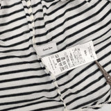 Spick and Span ナチュラルシアーロンTEE ボーダー 長袖Ｔシャツ カットソー ロンＴ ホワイト ブラック レディース スピックアンドスパン【中古】6-0919M∞