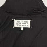 MAISON MARGIELA 1 セミシア タートルネック 長袖Ｔシャツ カットソー ロンＴ ブラック レディース メゾンマルジェラ【中古】6-0726M∞