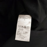 sacra コットンリネンギャバジン ワンピース 定価47300円 サイズ38 ノースリーブ ワンピース ブラック レディース サクラ【中古】6-0626S♪