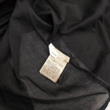 PLAIN PEOPLE ミラクルウェーブカフタンブラウス 定価30800円 A1543FB シアー ブラウス シャツ 24AW ブラック レディース プレインピープル【中古】6-0726M∞