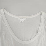 HELMUT LANG SCALA TANK SCALA JERSEY レーヨン ノースリーブカットソー USA製 サイズS タンクトップ ホワイト レディース ヘルムートラング【中古】6-0627S△