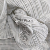 PLEATS PLEASE ISSEY MIYAKE 中国小紋柄 サイズ3 PP82-JK724 プリーツ 長袖シャツ ホワイト ライトグレー レディース プリーツプリーズ【中古】6-0616M♪