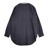 vie evam eva リネン プルオーバー シャツ V153T991 日本製 サイズ2 Raising linen shirt チュニック ネイビー系 レディース ヴィー エヴァムエヴァ【中古】6-0808M∞