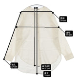 evam eva コットンウールスリットシャツ E163T068 サイズ2 ブラウス シャツ ベージュ レディース エヴァムエヴァ【中古】6-0907M∞