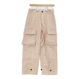 OUTIL PANTALON BLESLE M47 トラウザーズ 定価41800円 OU-P037 サイズ00 カーゴパンツ ライトピンク レディース ウティ【中古】6-0726G∞
