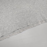 LENO ボーダー カットオフ コットン 日本製 サイズ2 半袖Ｔシャツ カットソー グレー ホワイト レディース リノ【中古】6-0620S△