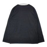 agnes b. ロゴ サイズ2 長袖Ｔシャツ カットソー ロンＴ ブラック レディース アニエスベー【中古】6-0815M∞