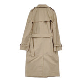 Aquascutum 英国製 サイズ6 ベルト付き トレンチコート ベージュ レディース アクアスキュータム【中古】6-0726M∞