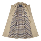 Aquascutum 英国製 サイズ6 ベルト付き トレンチコート ベージュ レディース アクアスキュータム【中古】6-0726M∞