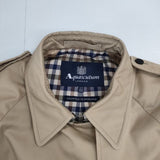 Aquascutum 英国製 サイズ6 ベルト付き トレンチコート ベージュ レディース アクアスキュータム【中古】6-0726M∞