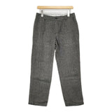 MARGARET HOWELL 578-142305 サイズ3 日本製 リネン ヘリンボーン パンツ グレー レディース マーガレットハウエル【中古】6-0919M∞