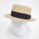 Chapeaugraphy ラフィア カンカン帽 日本製 Mサイズ ハット ベージュ レディース シャポーグラフィー【中古】6-0604M◎