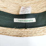 Chapeaugraphy ラフィア カンカン帽 日本製 Mサイズ ハット ベージュ レディース シャポーグラフィー【中古】6-0604M◎
