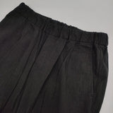 JOURNAL STANDARD ウォッシャブルコットンリネンVISパンツ サイズ36 パンツ ブラック レディース ジャーナルスタンダード【中古】6-0919M∞