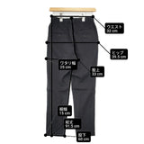 JOURNAL STANDARD ウォッシャブルコットンリネンVISパンツ サイズ36 パンツ ブラック レディース ジャーナルスタンダード【中古】6-0919M∞