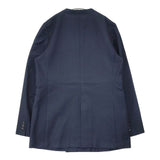 JOURNAL STANDARD L'essage チノ ダブルブレストジャケット ノーカラージャケット 24SS ネイビー レディース ジャーナルスタンダードレサージュ【中古】6-0919M∞