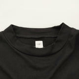 (g) COMBI PULLOVER 定価9350円 g-306 パフスリーブ ワイドシルエット 半袖Ｔシャツ カットソー ブラック レディース グラム【中古】6-0626S♪