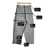 (g) イージーパンツ テーパードパンツ コットン 日本製 サイズF パンツ ライトグレー レディース グラム【中古】6-0909M△