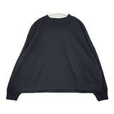 pot and tea 日本製 コットン サイズF 長袖Ｔシャツ カットソー ロンＴ ブラック レディース ポットアンドティー【中古】6-0815M∞