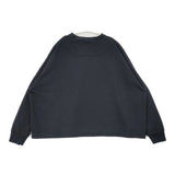 pot and tea 日本製 コットン サイズF 長袖Ｔシャツ カットソー ロンＴ ブラック レディース ポットアンドティー【中古】6-0815M∞
