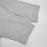 MARGARET HOWELL 589-253003 コットン チェック シャツワンピ サイズF ワンピース ライトグレー レディース マーガレットハウエル【中古】6-0919M∞