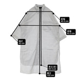 MARGARET HOWELL 589-253003 コットン チェック シャツワンピ サイズF ワンピース ライトグレー レディース マーガレットハウエル【中古】6-0919M∞
