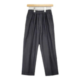 nicholson and nicholson ROBIN-STN 日本製 サイズ38 イージー パンツ ブラック レディース ニコルソンアンドニコルソン【中古】6-0815G∞