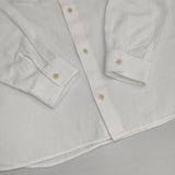 ashuhari アシュハリ band collar tuck shirt 定価15180円 コットン サイズF 日本製 長袖シャツ ホワイト レディース【中古】6-0815M∞
