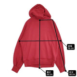 AMERICANA/BEAUTY&YOUTH UNITED ARROWS ジップアップフーディー パーカー レッド レディース アメリカーナ/ビューティアンドユース【中古】6-0913M∞