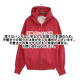 AMERICANA/BEAUTY&YOUTH UNITED ARROWS ジップアップフーディー パーカー レッド レディース アメリカーナ/ビューティアンドユース【中古】6-0913M∞