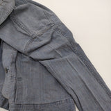 VISVIM 101 JKT INDIGO CHECK 0114305013002 日本製 サイズ2 コットンリネン チェック ジャケット ブルー ブラウン メンズ ビズビム/ヴィズヴィム【中古】6-0630M♪