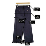 45R/45rpm コットン サイズ1 パンツ ネイビー レディース フォーティーファイブアールピーエム【中古】6-0913G∞
