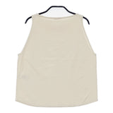 AURALEE Super Hard Twist Knit Boat-Neck Tank ノースリーブ タンクトップ コットン 日本製 Ｔシャツ カットソー アイボリー レディース オーラリー【中古】6-0627S△