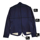 R&D.M.Co- コットン サイズS ジャケット ネイビー レディース オールドマンズテーラー【中古】6-0913M∞