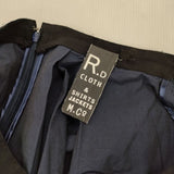 R&D.M.Co- ボックスプリーツスカート コットンナイロン スカート ネイビー レディース オールドマンズテーラー【中古】6-0913M∞
