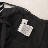 ina リネン 176153 ジャンパースカート 日本製 ロングスカート ブラック レディース イナ【中古】6-0913M∞