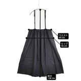 ina リネン 176153 ジャンパースカート 日本製 ロングスカート ブラック レディース イナ【中古】6-0913M∞