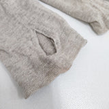 Vlas Blomme 薄手天竺フードボレロ 122011 リネン カーディガン ベージュ レディース ヴラスブラム【中古】6-0906M◎