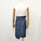 OLDMAN'S TAILOR コットン デニム サイズF エプロン アオ レディース オールドマンズテーラー【中古】6-0607G◎