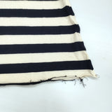 pyjama clothing ボーダー タンクトップワンピース ベルギー製 カットオフ サイズF ワンピース ネイビー アイボリー レディース ピジャマクロージング【中古】6-0627S△