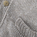 Vlas Blomme コルトレイクリネン 113068 カーディガン ベージュ レディース ヴラスブラム【中古】6-1003M∞