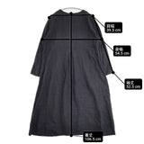 evam eva E164T036 リネン サイズ2 日本製 ワンピース ブラック レディース エヴァムエヴァ【中古】6-0913M∞