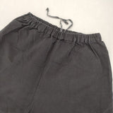 Lin francais d'antan コットン ウエストゴム 日本製 ワイド イージー パンツ ブラック レディース ランフランセダンタン【中古】6-0913G∞